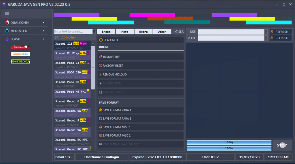 Garuda JAVA Gen Pro Tool Flash 